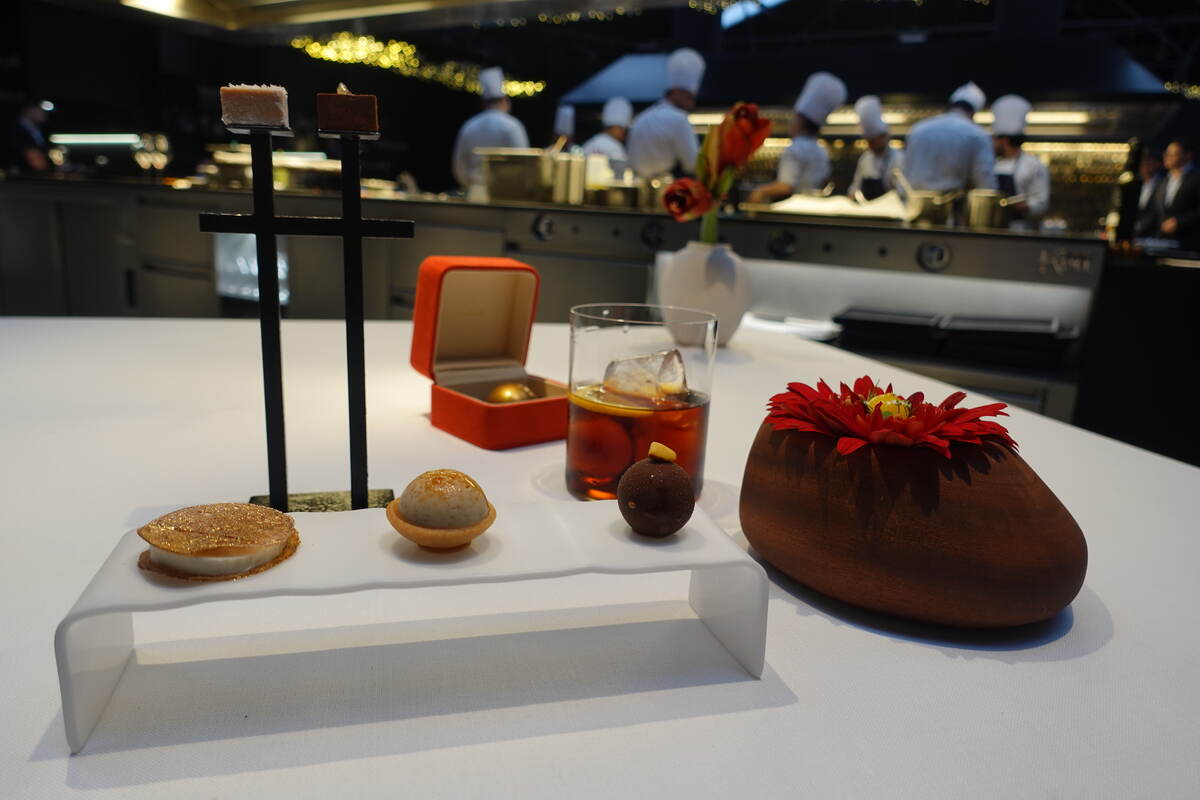The petit fours.